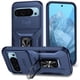 thumbnail image 1 of Funda Armada para Google Pixel 9 Pro con Tapa Deslizante y Soporte Magnético Giratorio Azul, 1 of 5