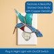 thumbnail image 3 of Vitral Night Light Gift Essentials con forma de colibrí, 3 of 8