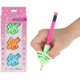 thumbnail image 1 of Paquete de 3 agarres de silicona para lápices, agarres ergonómicos para escritura a mano para niños en edad preescolar, agarres para lápices para niños con necesidades especiales de terapia ocupaciona, 1 of 7