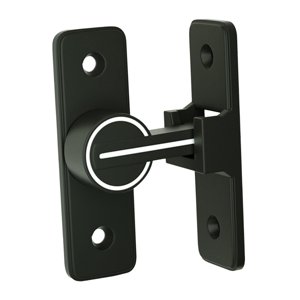 Magideal - Pestillo De Puerta De Granero, Cerradura Deslizante, Aleación De Zinc Antipérdida, Pestillo De Puerta, Cerradura De Puerta De Seguridad Para El Hogar Luminoso De 90 Grados.