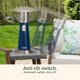 thumbnail image 5 of Calentador portátil para patio Cuisinart, 11000 BTU, ajustable, azul marino, 5 of 7