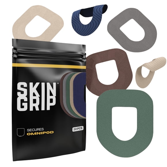 Parches adhesivos Skin Grip Insulet Omnipod 5, paquete de 20