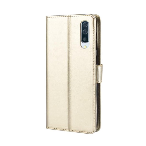 Funda tipo libro para Samsung Galaxy A50/A50S/A30S, cartera todo‑en‑uno, funda multifuncional con tarjetero y correa de muñeca desmontable