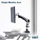 thumbnail image 3 of Brazo para monitor Vari Single, soporte VESA único, 27", ajustable, 9 kg, 3 of 6