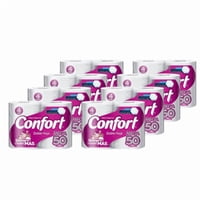 Papel Higiénico Confort Panal 50 Mts Doble Hoja 32 Rollos