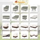thumbnail image 4 of Funda impermeable para muebles de patio Aacabo de 5 piezas, Oxford 600D, 4 of 9