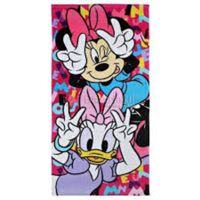 Genérico - Toalla Algodón Con Bolso Marvel Disney 140X70 Cm Color Único Minnie Daisy Be Your Side