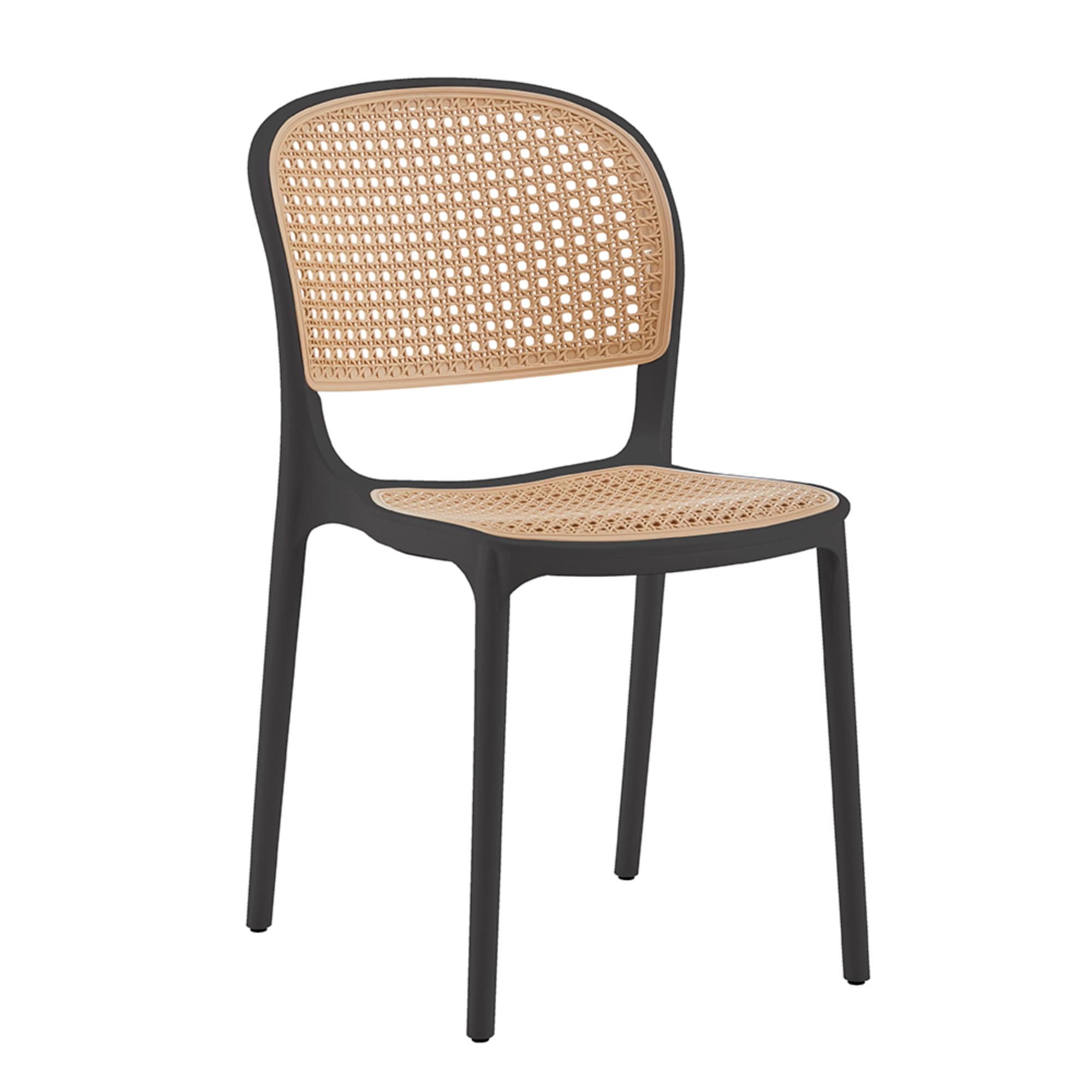Mainstays - Silla Terraza Pc061-2 Rattan Negro