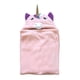 thumbnail image 1 of Manta con capucha diseño unicornio, 1 of 2