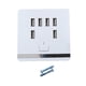 thumbnail image 2 of Interruptor De Panel De Placa De Toma De Corriente De Salida De Cargador De Pared USB 3.4A 6 Puertos, 2 of 3