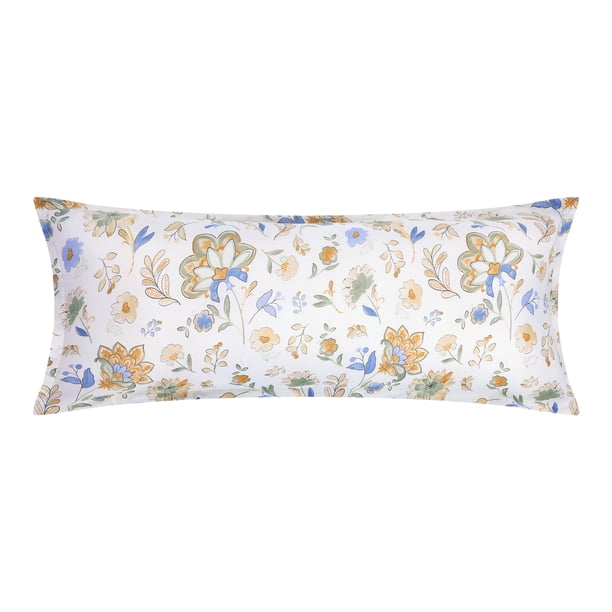 REGALWOVEN 1 Pcs Funda de almohada para cabello y piel transpirable, fundas de almohada suaves con diseño floral Girasol Queen