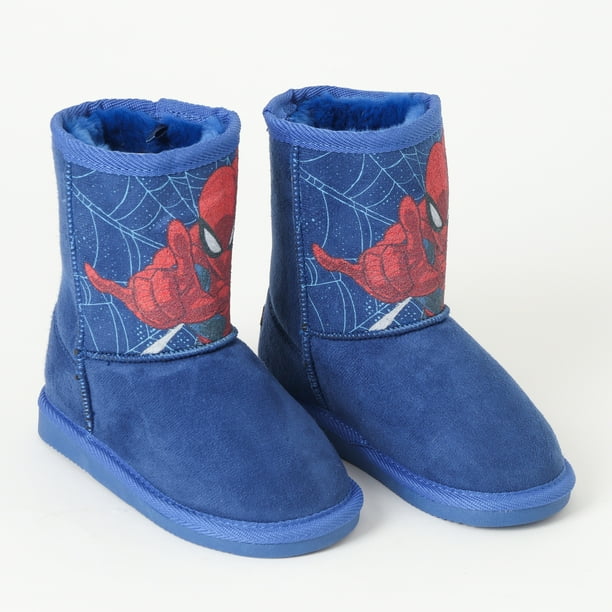 Bota Chiporro Niño Spiderman Telaraña Azul Marvel