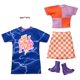 thumbnail image 1 of Set de ropa Barbie Fashions, paquete de 2 con atuendos y accesorios, 1 of 6