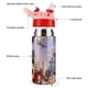 thumbnail image 3 of Jeffy SML, el RaperoBotella de Agua con Tapa Pop Top de Un Toque, Acero Inoxidable, a Prueba de Fugas, para Deportes, Botella Infantil rosa 12 oz, 3 of 6