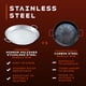 thumbnail image 3 of Paellera Concord De Acero Inoxidable De 40 Cm Con Base Triply, 3 of 6