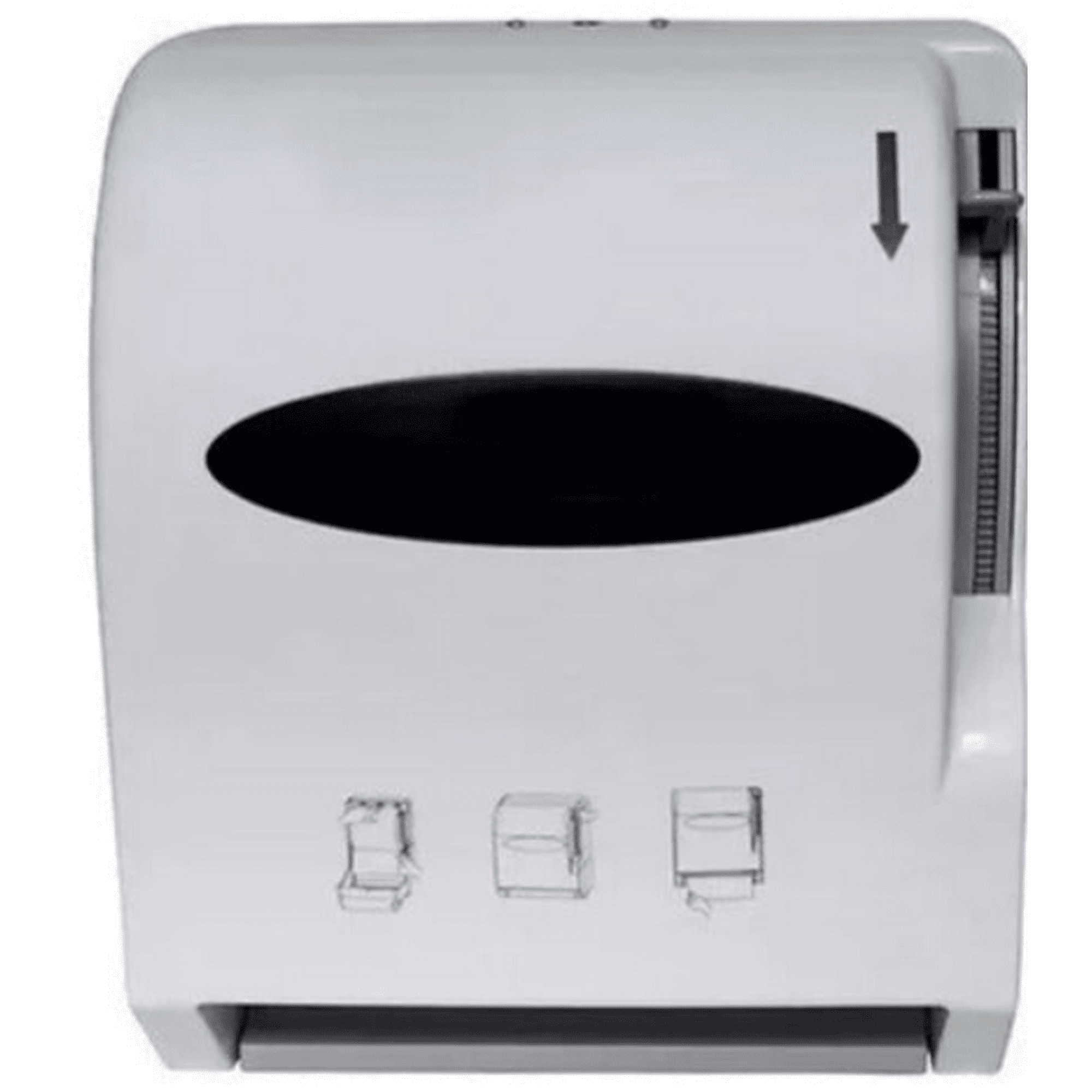 Taumm - Dispensador Toalla Rollo Papel Palanca Y Llave Industrial