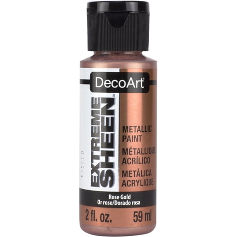 Pintura Decoart Extreme Sheen, Color Oro Rosa, 60 Ml