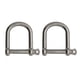 thumbnail image 1 of Shackle Extreme Max BoatTector de acero inoxidable 1/4, paquete de 2, 1 of 5