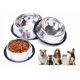 thumbnail image 1 of Comedero acero inxodable Platos Gatos Mascotas 22 cm Plateado, 1 of 3