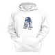 thumbnail image 1 of Polerón Canguro Robot Redondo Sw Blanco Talla M Unisex, 1 of 2