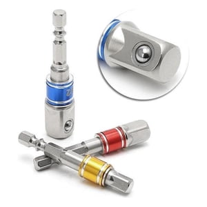 Genérica - Set 3 Adaptadores De Dados Taladro Extensión 1/4, 3/8, 1/2