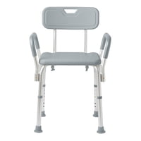 Silla De Ducha Medline Con Respaldo Y Reposabrazos Acolchados