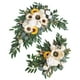 thumbnail image 3 of Boda Rústica Arco Flor Colgante Decorativo Para Puerta Delantera Pared Fiesta Amarillo, 3 of 3