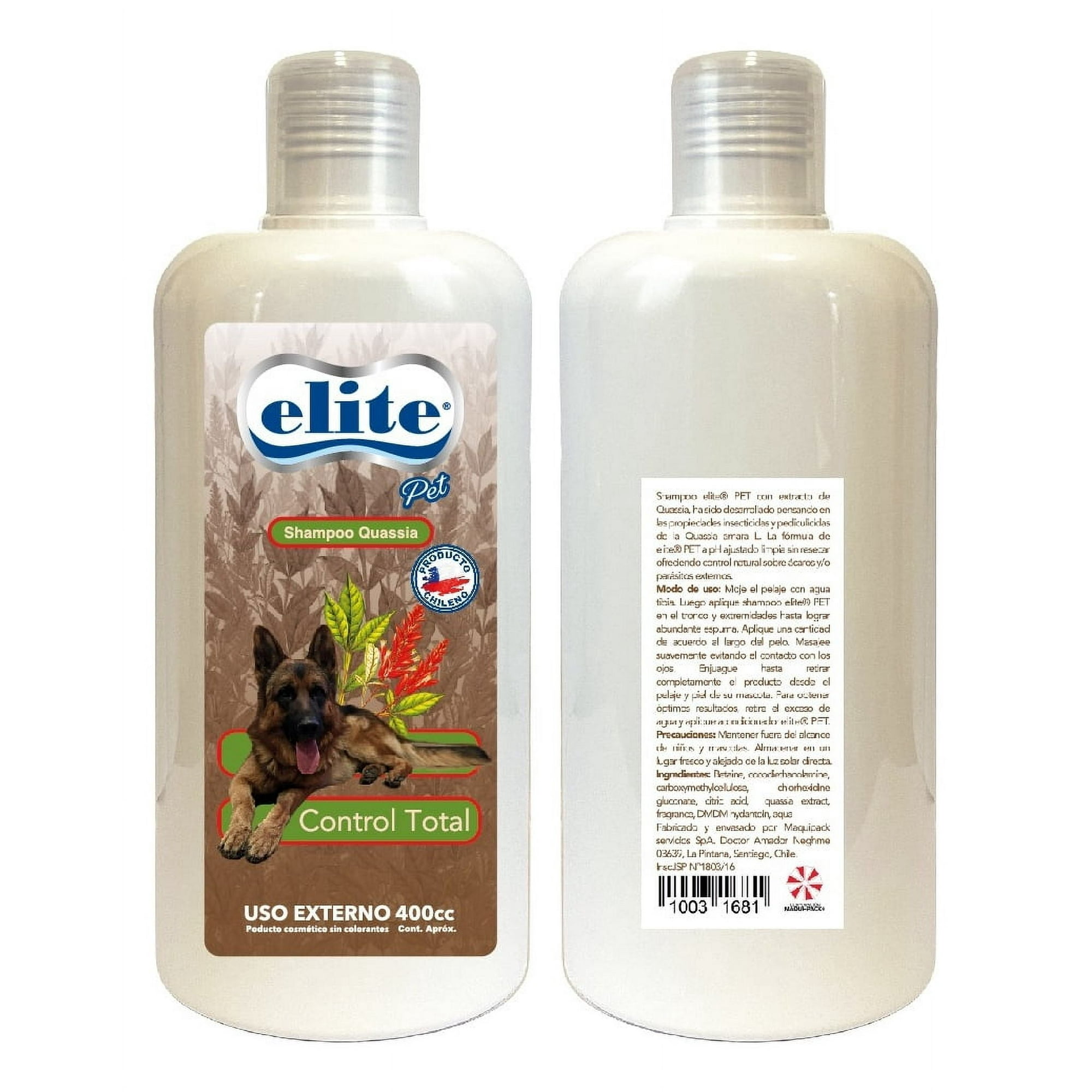 Elite - Shampoo Perro Quassia 400 Ml
