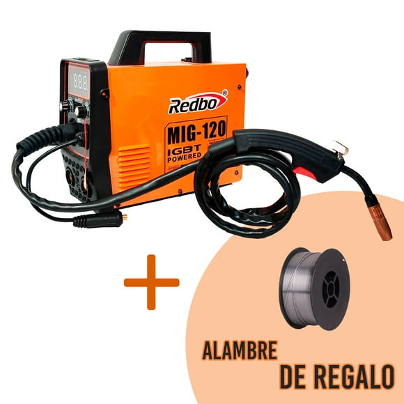 Soldadora REDBO MIG 120 + alambre de regalo