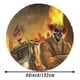 thumbnail image 5 of Twisted Metal Mantel Redondo con Estampado Icónico de Temática, Se Adapta a la Mayoría de Mesas, Fácil de Cuidar, Regalo Perfecto para Aficionados, Amigos y Familia.180cm, 5 of 5