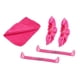 thumbnail image 2 of Fundas para patines de hielo, fundas protectoras para patines con paño de limpieza, Protector de patines para patinar al aire libre , Rosa, 2 of 4