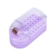 thumbnail image 2 of Soporte Para Brocas Para Uñas, Portátil, 30 Agujeros, Broca Para Uñas, Estuche Para Cepillo De Limpieza, Color Púrpura, 2 of 5