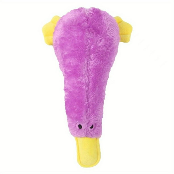 Pet Plush Squeaky Toy For Dog Chew Toy Duck Shaped Dog Molar Toy Puppy Dog Interactive Toy
