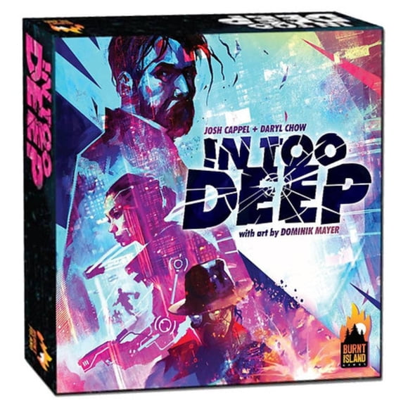 Juego de mesa BURNT ISLAND – In Too Deep (1‑5 jugadores)