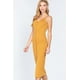 thumbnail image 3 of Vestido Midi de Tirantes Finos con Abertura y Botones en la Parte Delantera, 3 of 5