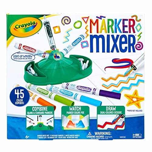 Crayola - Kit De Arte Marker Mixer Set De Marcadores Lavables Kit De Manualidades Para Niños Regalo Para Niños 6+ Años