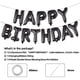 thumbnail image 4 of Kit de globos de aluminio 3D de 16 pulgadas para decoración de fiestas de cumpleaños., 4 of 5