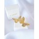 thumbnail image 1 of Aro Carré Mariposa Enchapado Oro 18k, 1 of 4