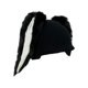thumbnail image 1 of Protector De Cubierta Para Casco De Esquí De Nieve, Decoración Creativa Para Casco De Esquí, Deportes De Invierno, Conejito Negro, 1 of 5