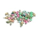 thumbnail image 3 of 50 Piezas Perla De Vidrio Perno Plano Sapcer Beads Charm Diy Making Silver, 3 of 3