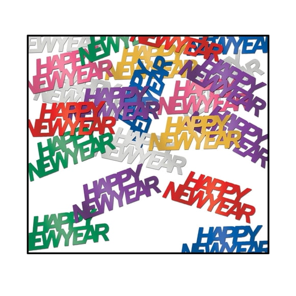 Fanci-Fetti Confetti Beistle Happy New Year, 15 ml, multicolor