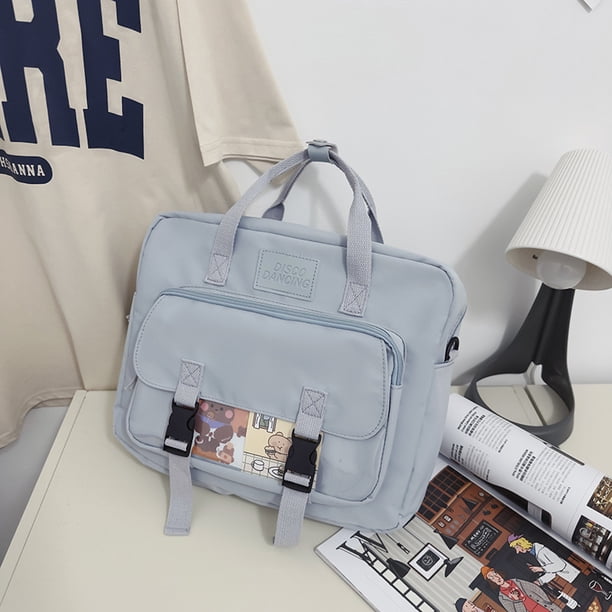 3Ways Japanese Style Kawaii Backpack Girls Transparent Pocket Tote Itabag Crossbody Bags College Student Back To School Bags
