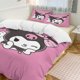 thumbnail image 1 of Kuromi Quilt Set Thicken Soft 3 Pieces Bedding Set All Season Duvet Cove with 2 Pillowcases for Adult Women Girls Teens Home Room Decor, 1 of 5