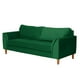 thumbnail image 2 of Sofa Milan 3C Con Resortes Pocket Tela Velvet Verde, 2 of 7
