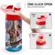 thumbnail image 4 of Moana 2Botella de Agua con Tapa Pop Top de Un Toque, Acero Inoxidable, a Prueba de Fugas, para Deportes, Botella Infantil rosa 12 oz, 4 of 6