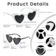 thumbnail image 3 of Gafas de sol FSLLZCJY forma corazón con perla para novia – pack de 8, 3 of 7