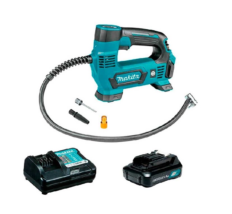 Inflador Compresor Aire Inalámbrico Makita Mp100D 1,5 Ah