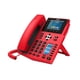 thumbnail image 3 of Teléfono VoIP Fanvil X5U-R de alta gama, 16 líneas SIP, rojo, 3 of 6