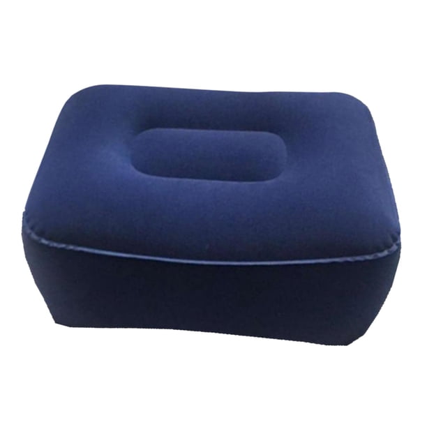Reposapiés Inflable Debajo Del Escritorio, Reposapiés Curvo Para Estudio, Escritorio De Juegos, Azul