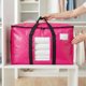 thumbnail image 2 of REGALWOVEN Almacenamiento de Ropa, Bolsas de Almacenamiento, Bolsas de Mudanza para Organizar Dormitorio, Ropa, Organizadores de Armario y Almacenamiento con Asas Rosa 1Pcs, 2 of 6